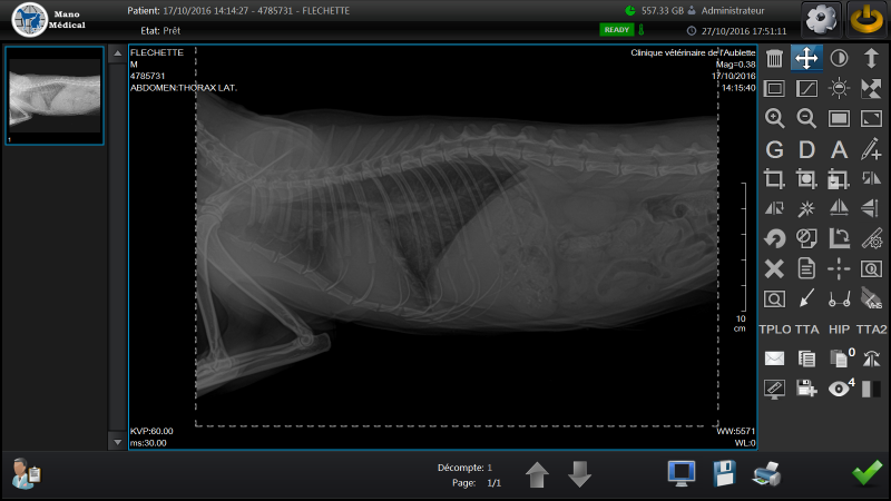 Capteur Plan MANO DR IMAGING - Radiographie numérique - Matériel  vétérinaire